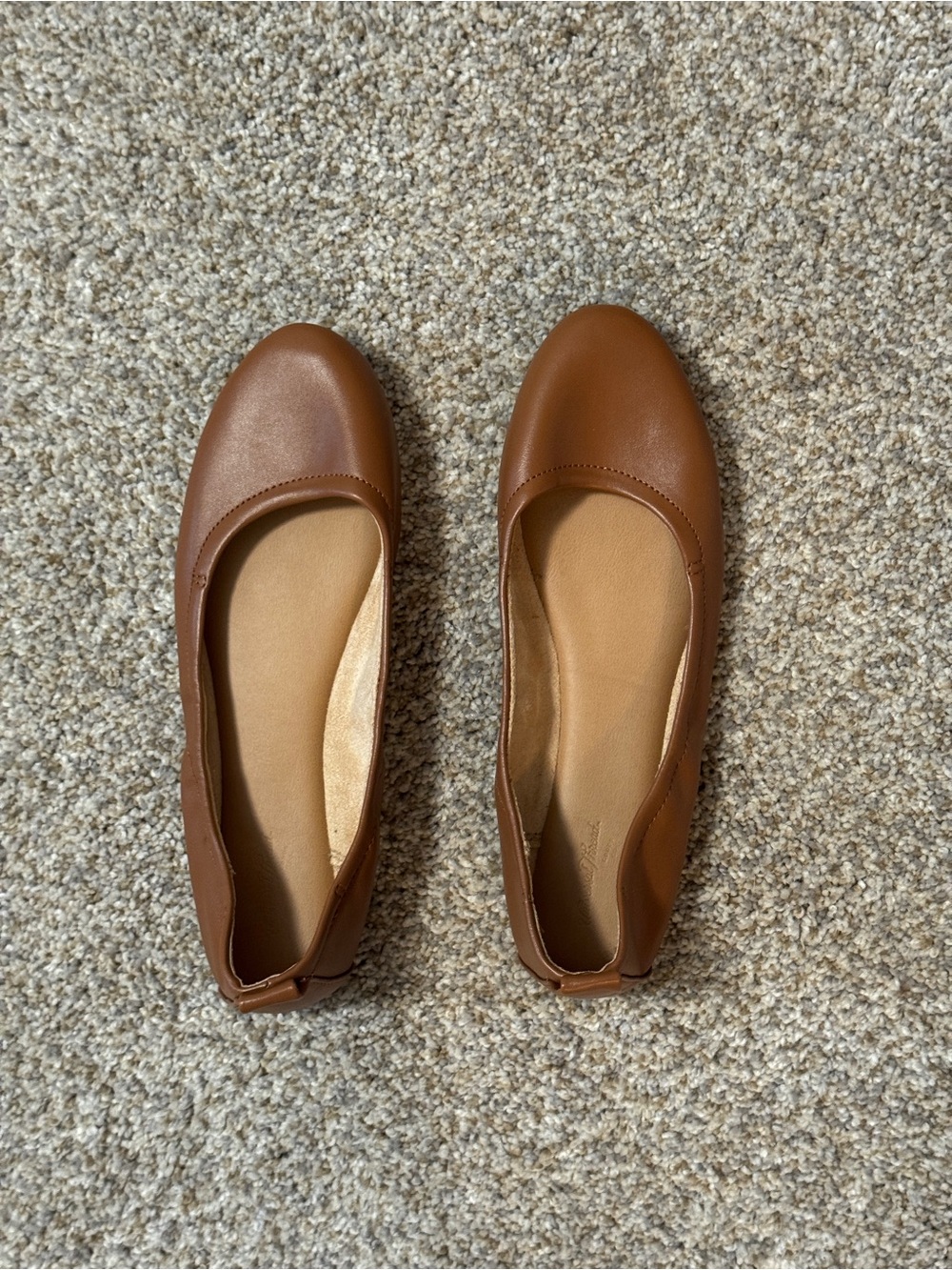 Universal Thread Cognac Brown Ballet Flats
